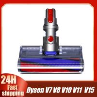 เครื่องมือหัวแปรงถูพื้นมอเตอร์สำหรับ Dyson V7 V8 V10 V11เครื่องดูดฝุ่นอะไหล่สำรองหัวดูดแปรงลูกกลิ้งกำมะหยี่นุ่มนุ่มเครื่องดูดฝุ่น Accesso