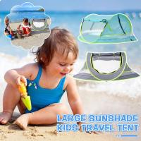 Childrens Beach Tent Cross-border New UV50+baby Tent Bed Baby Multifunctional Mobile Mosquito Net V5U4