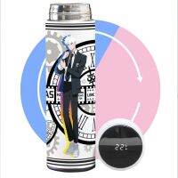 1Pc Anime Link Click Smart Stainless Steel Thermal Mug  Shi Guang Dai Li Ren LED Temperature Display Intelligent Thermos Bottle