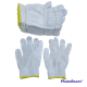 ถุงมือผ้าฝ้าย ถุงมือผ้าทอสีขาว ถุงมือช่าง 7ขีด (ขายแพ็ค 12คู่)