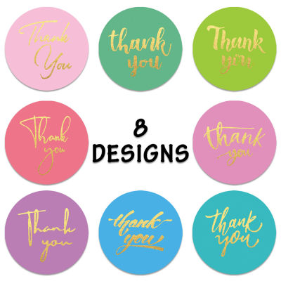 500pcs Thank You Stickers Envelope Sealing Labels Stationery Supplies Handmade Wedding Gift Decoration 500pcs