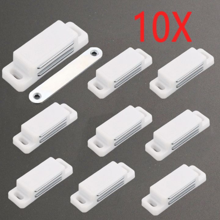 hot-myhomera-10-sets-door-magnetic-closer-cabinet-catch-latch-bar-silence-non-flapping-cupboard-wardrobe