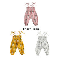 Thorn Tree ชุดจั๊มสูทขาสั้นสำหรับเด็กทารกหญิงแรกเกิด