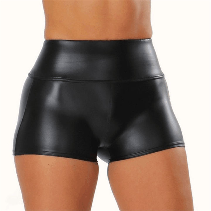 cod-s-5xl-wish-กางเกงขาสั้นหนังผู้หญิง-pu-กางเกงหนังผู้หญิงเซ็กซี่กางเกงขาสั้นไนท์คลับ