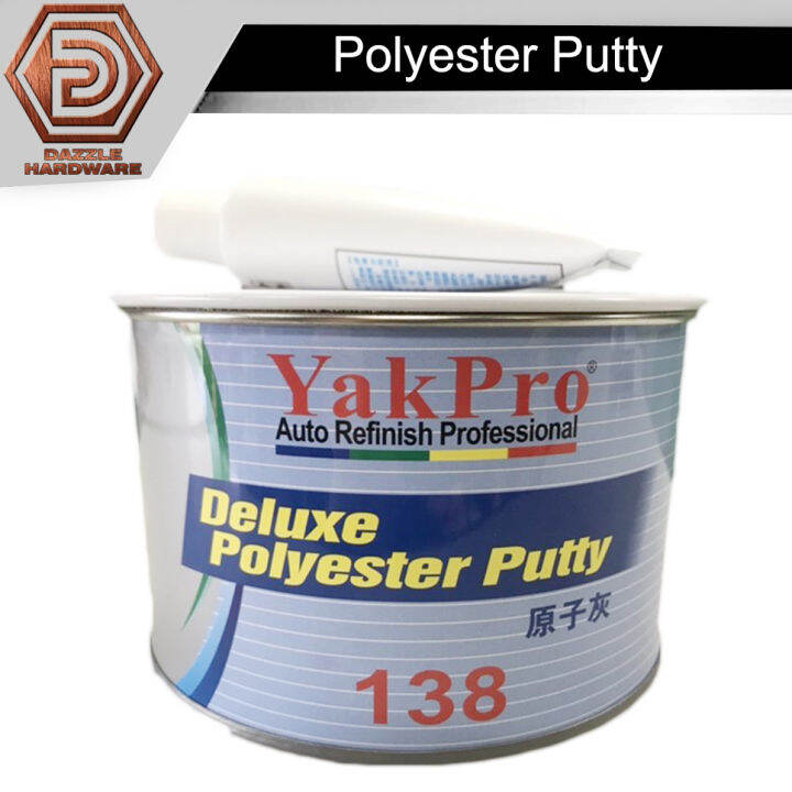YakPro polyester putty 1 kg Car putty steel putty putty filler besi
