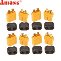 10pcs Amass XT60 Plug Connector With Sheath Housing Male Female (5 Pair ) For RC Quadcopter FPV Racing Drone Lipo Battery