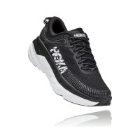 Hoka Women Bondi 7 Running Shoes - Black/White