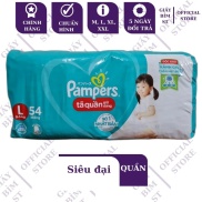 Tã Quần Bỉm Quần Pampers Size M60, L54, XL48, XXL44