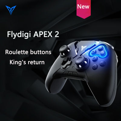 Flydigi Apex 2จอยเกมบลูทูธ2.4G,ตัวควบคุมเกมไร้สายFlydigi Apex2สำหรับIOS Android PC PUBG MOBA CODM