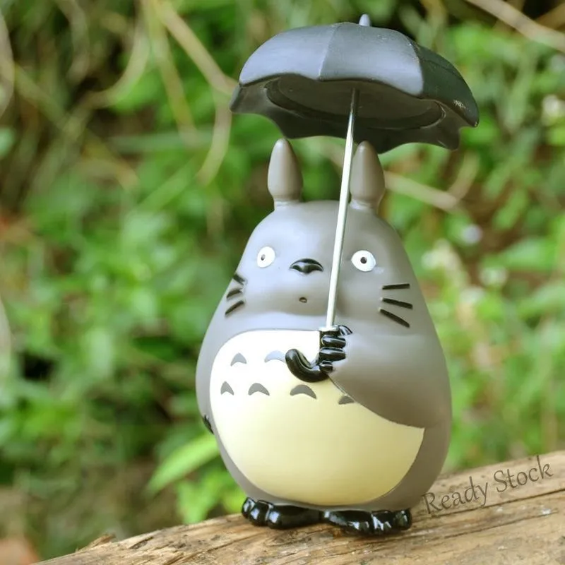 Totoro And No Face Man Car Decoration Figures