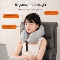 Lightweight Neck Support Pillow with Memory Foam and Ice Silk Cover for Travel Pillows for Sleeping Orthopedic Pain Release Travel pillows