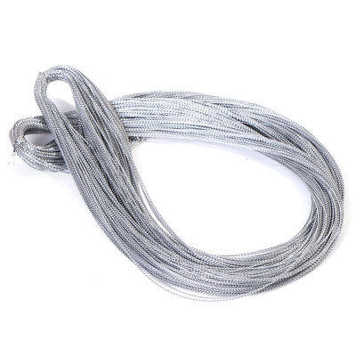 Rayua 100M ROPE Gold Silver CORD ของขวัญบรรจุภัณฑ์ String METALLIC Jewelry Thread CORD