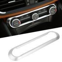 1 Pcs Center Air Conditioning Adjustment Frame Trim Stickers ABS Chrome Fit for Alfa Romeo giulia Stelvio 2017 Car Styling