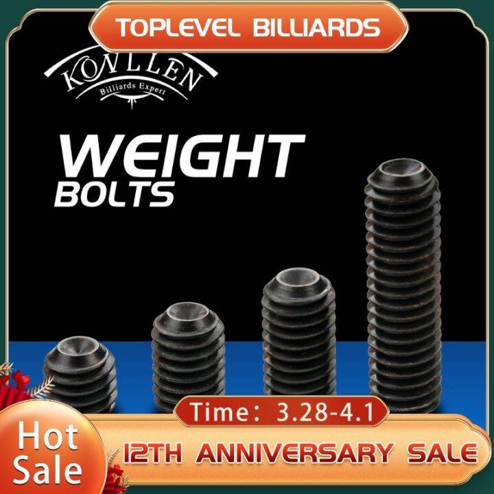 konllen-weight-bolt-adjust-0-20-40-51-1oz-mm-4-pieces-set-of-weight-bolt-adjustable-billiard-accessories