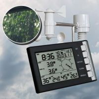 เครื่องวัดปริมาณน้ำฝน Wireless Weather Station Model WH-5300 ความเร็วลม ทิศทางลม