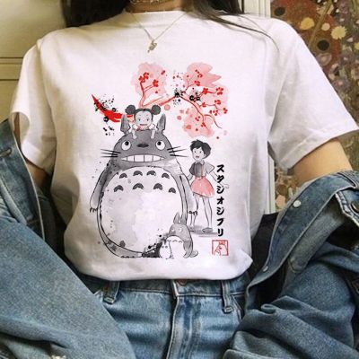 Totoro Studio Ghibli Kawaii T-Shirt Anime Gildan Oversized Short Sleeve T-Shirt