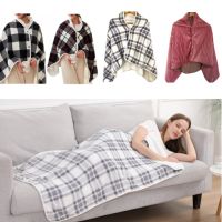 140x80cm USB Charging Electric Blankets Warm Electric Heating Shawl Timing Function Heated Blanket Mink Velvet Warm Shawl