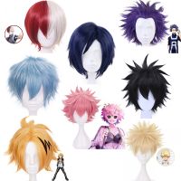 Ebingoo My Hero Academia Cosplay Wig Shinsou Hitoshi Ash Shoto Todoroki Denki Kaminari Cosplay Wig Heat Resistant Synthetic Wigs