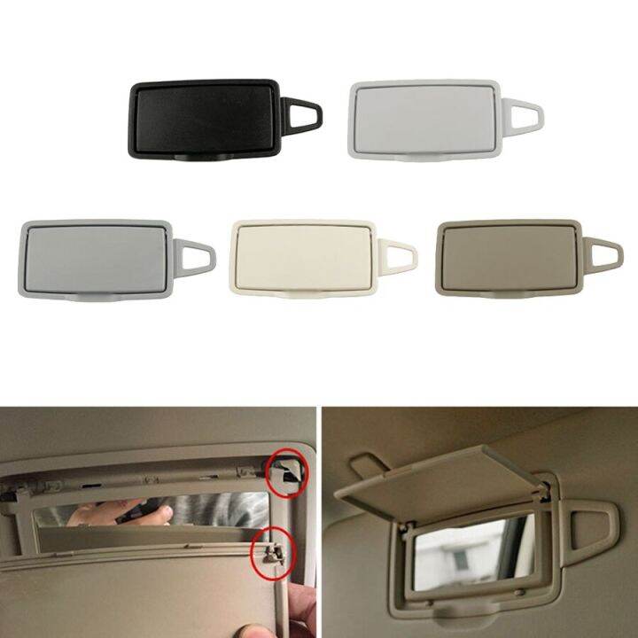New Car Front Sun Visor Mirror Cover Makeup Mirror Cover Replacement