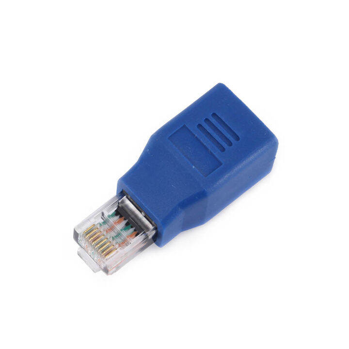 Rj45 M/f Crossover Adapter Male To Crossed Ethernet Cable Adaptor Nc99 ...