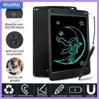 MUMU 8.5 Inch ของขวัญ กราฟิกอิเล็กทรอนิกส์ ลบได้ แผ่นจดบันทึก แท็บเล็ตการเขียน LCD กระดานวาดภาพ กระดาน Doodle สำหรับเด็ก