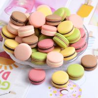 10pcs Kawaii Macaroon Resin Mini Cake Series Embellishment Craft Supplies Cabochons DIY Miniature Accessories Scrapbooking Charm