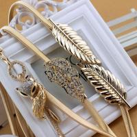 【YF】 Elastic Decorate Waist Ladies Designer Metal Belts for Clothing Accessories