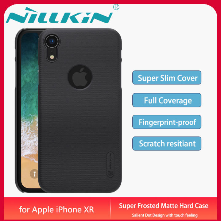 Original Nillkin Ốp Lưng Apple Iphone Xr Case Super Frosted Shield Hardcase  Matte Back Cover Casing | Lazada.Vn