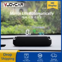 Vjoycar MX20 Mirror HUD OBD2 Speedometer Large &amp; Clear Font RPM Speed Projector Clock Oil Consumption Auto Mirror ON &amp; OFF