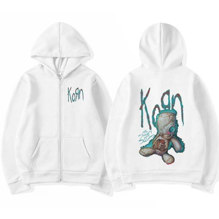 korn-issues-เสื้อฮู้ดมีซิปวงดนตรีร็อคผู้ชายเสื้อโค้ทเสื้อกีฬาแขนยาวแนวพังค์ฮิปฮอปแนวสตรีทแบบกอธิคโลหะแนวสตรีทไซส์ใหญ่พิเศษ