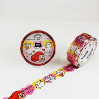 เทปตกแต่ง เทปวาชิ ลายมะม่วง ROUND TOP ANNGLE X MAMUANG MASKING TAPE 15MMx10M