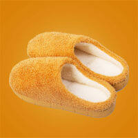 Flat Warm Indoor Bedroom Slides Plush Floor Home Autumn Men Sole Slippers