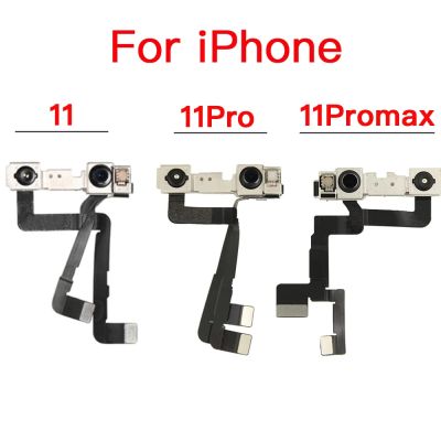 สายดิ้นกล้องด้านหน้าสําหรับ iPhone 11 Pro Max พร้อมพร็อกซิมิตีเซ็นเซอร์ไม่มี Face ID อะไหล่โทรศัพท์