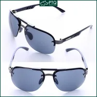 Sunglasses UV400 Protection Rimless Sunglasses Polarized Sunglasses Men