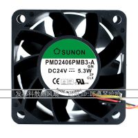 2023 ☆ PMD2406PMB1-A/B3-A SUNON 6038 24V 10.3W/5.3W 6CM พัดลมอินเวอร์เตอร์