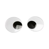 จัมโบ้ Self Adhesive Googly Wiggly Eyes 7.5/10/15ซม.สำหรับของเล่นตุ๊กตาอุปกรณ์ DIY Eyeball ประตูตู้เย็น