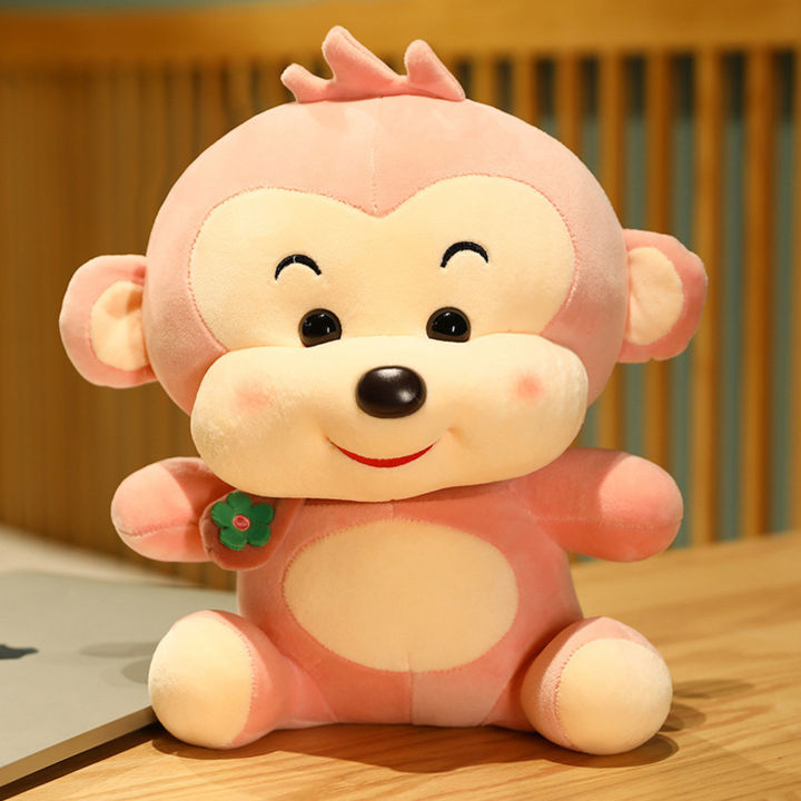 microgood-stuffed-monkey-toy-rich-facial-expression-no-deformation-fluffy-baby-plush-monkey-cushion-for-children