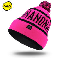 NANDN Autumn winter hat unisex knitted Skullies run cap ski cap