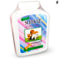 Sleeky Vitamin B complex Calcium Supplement for Dogs (Bacon Flavor) 250 Tabs อาหารเสริมนุ้งหมา วิตามินบีรวม-แคลเซียม แซ่บเค้าละ