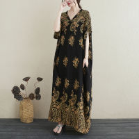 Oladivi Oversize Clothing Oversize Boho Long Dress Women Summer 2021 New Beach Wear Maxi Dresses Tunic 3XL 4XL 5XL 6XL 8XL 9XL