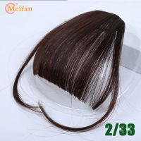 Meifan 3/4ลอนยาวตรงยาวครึ่งวิกผม Hairpieces กับคลิปผมยืดผมสังเคราะห์ชิ้นผมปลอมธรรมชาติ