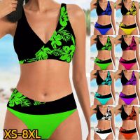 【CC】2023 New Two Piece Bikini Set Swim Suit Printing Swimwear Female Summer Bathing Suit Female Swimsuit Women Sexy Bikini XS-8XL