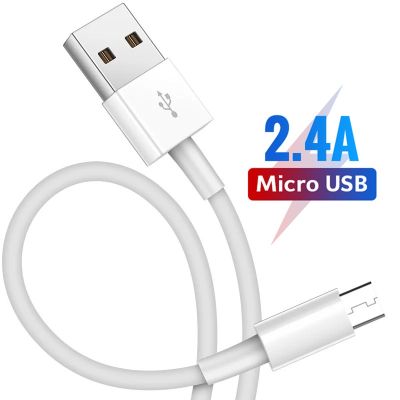 （A LOVABLE）สายชาร์จ Micro USB สายชาร์จ2.4APhoneUSB สำหรับ Redmiandriod Phoneusb Data Cable