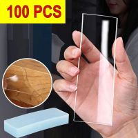 ❃ 50/100 Pcs Double Sided Adhesive Tape Waterproof Strong Nano Pvc Tape Transparent Traceless Reusable Double Face Wall Stickers