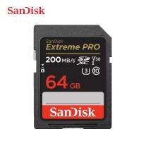 Sandisk Extreme โปร64กิกะไบต์อ่านได้ถึง200เมกะไบต์/วินาที V30 SDXC UHS-I Class10การ์ดความเร็วสูงถึง90เมกะไบต์/วินาทีเหมาะสำหรับวิดีโอ4K UHD