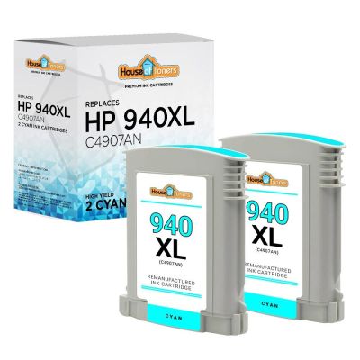 2 for HP 940XL C4907A High Yield Cyan Inkjet Cartridge for 8000 8500 Printers Ink Cartridges