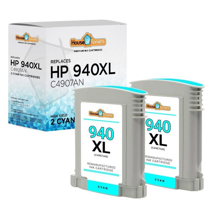 2-for-hp-940xl-c4907a-high-yield-cyan-inkjet-cartridge-for-8000-8500-printers-ink-cartridges