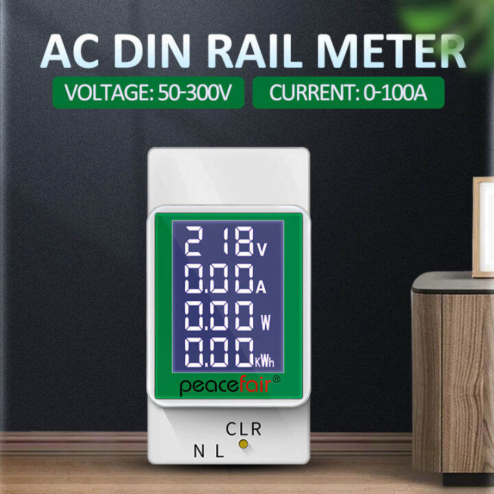 100-ดีมาก-pzem-008ราง-din-พลังงานพลังงานเมตรอิเล็กทรอนิกส์-kwh-เมตร-wattmeter-หลายดิจิตอลแอมมิเตอร์โวลต์มิเตอร์-ac-50-300โวลต์100a