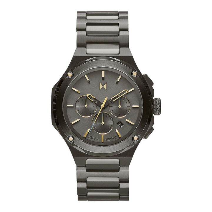 Jam Tangan Pria Mvmt Raptor D Honey Smoke Grey Dial Grey Stainless Steel Strap Lazada