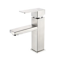 LEDEME Bathroom Basin Faucet Bathroom Tap Hot Cold Water Sink Faucets Stainless Steel Single water Basin Mixer Water Taps L71033